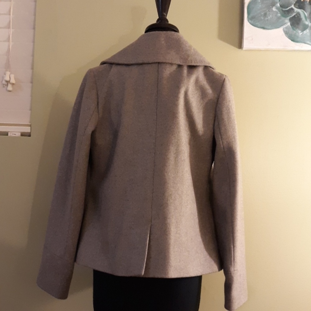 Grey Wool Double Breasted Jacket - image 2